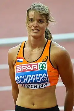 Dafne Schippersová v roce 2010