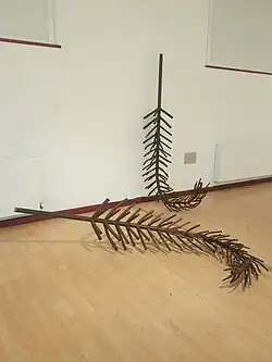 Stromky (Sežehnuto sluncem), z výstavy Myšlení obrazem v Galerii hlavního města Prahy v Městské knihovně (2019),