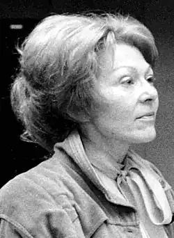 Dagmar Sedláčková při natáčení pořadu Meteor v Československém rozhlasu