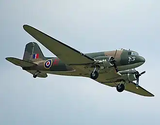 Dakota III ze stavu Battle of Britain Memorial Flight RAF