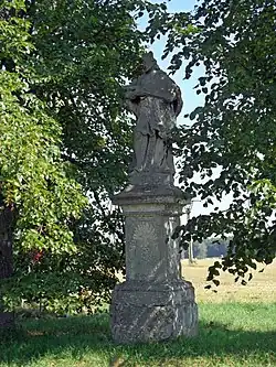 Kulturní památka: socha sv. Jana Nepomuckého