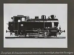 Parní lokomotiva pro hnědouhelné doly