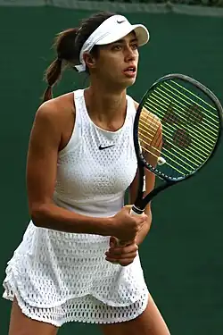 Olga Danilovićová ve Wimbledonu 2023
