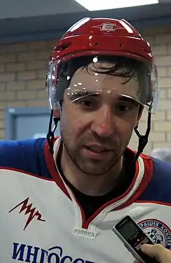 Danis Zaripov při rozhovoru (2010)