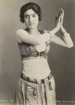 Tanečnice, pohlednice