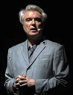 David Byrne v dubnu 2018