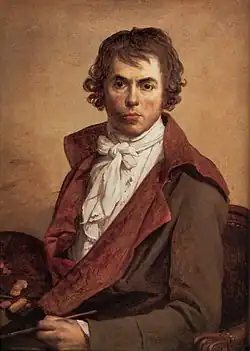 Autoportrét Jacquese-Louise Davida, 1794, muzeum Louvre, Paříž, Francie.