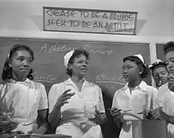 Daytona Beach, Florida. Students in the home economics class, 1943