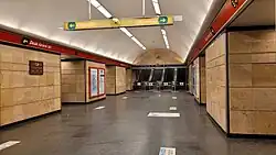 podoba stanice na lince M2