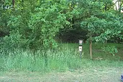 Deštenské pastviny s tabulkou