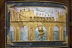 Smrt Jana Nepomuckého, vyobrazení z poutního kostela na Zelené hoře