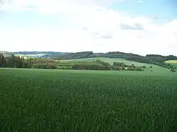 Pohled na Deboreč od Vísky