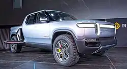 Rivian R1T během představení v roce 2018