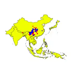 Areál rozšíření