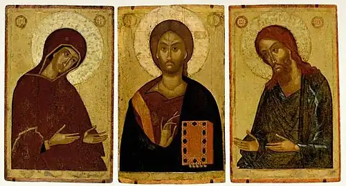 Deesis, 15. století, Pskov