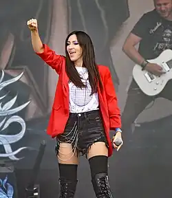 Diana Leah na festivalu Wacken Open Air v roce 2023