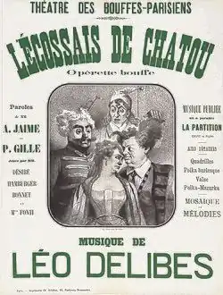 Skot ze Chatou, plakát k první inscenaci