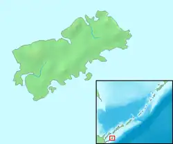 Zátoka v severní části ostrova