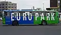 Autobus Karosa pro linku PID č. 263, zajišťující dopravu k Europarku Štěrboholy