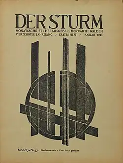 Obálka časopisu Der Sturm (1923)