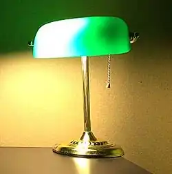 „Bankéřská“ stolní lampa