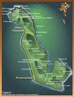 Detailní mapa viðoy 2006