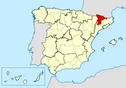 Diecéze urgelská na mapě