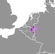 Mapa rozšíření jazyka