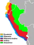 Dialekty španělštiny v Peru a Ekvádoru
