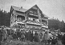 Slavnostní otevření chaty 3. října 1926