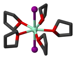 Komplex s tetrahydrofuranem Komplex SmI2 s tetrahydrofuranem