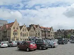 hlavní náměstí v Diksmuide