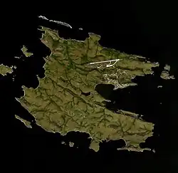 Ostrov ze satelitu Sentinel 2 (2020)