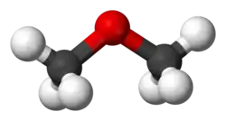 3D model molekuly dimethyletheru