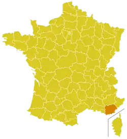 Diecéze Fréjus-Toulon na mapě