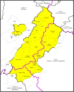 Diecéze Fiesole na mapě