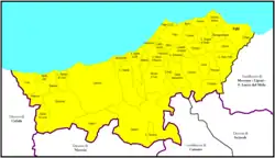 Diecéze Patti na mapě