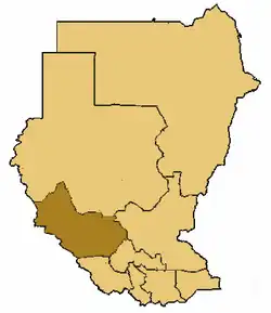 Diecéze wauská (Diecéze Wau) na mapě