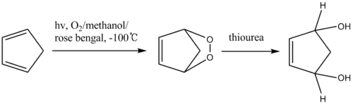 Redukce cyklického peroxidu