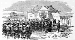 Udílení Řádu Medžidie po bitvě u Cetate, 1854