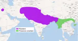 Areál rozšíření