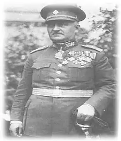 Divizní generál Josef Kroutil ve slavnostní uniformě
