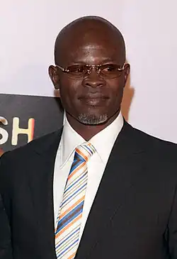 Hounsou na premiéře filmu Push