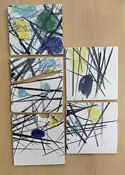 Dlaždice, rané období.