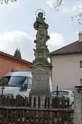 Dlouhá Ves, socha Panny Marie Immaculaty 02.jpg