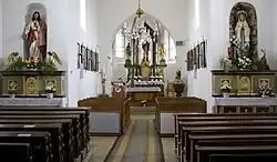 Interiér kostela sv. Prokopa