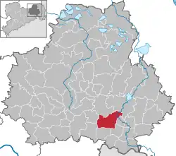 Doberschau-Gaußig na mapě