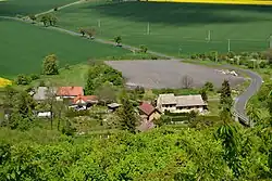 Celkový pohled z hradiště Rubín