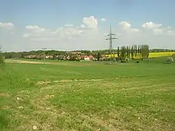 Celkový pohled na obec od severozápadu