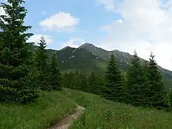 vrchol Hlúpy 2061 m v Belianských Tatrách